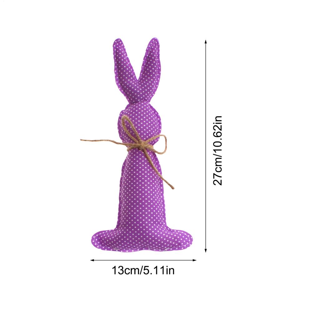 Easter Decoration Fabric Rabbit Ornament Creative Cartoon Bunny For Children's Rooms Wedding Party Birthday Home Centerpiece