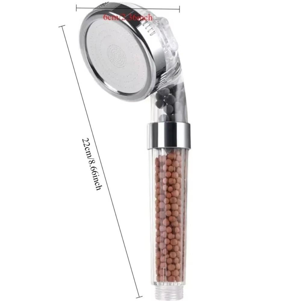 Water Saving High Pressure Shower Head High Pressure Adjustable SPA Showerheads Handheld Anion Filter Function
