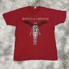 Винтажная футболка Angels & Airwaves с коротким рукавом, хлопок, размер от S до 5XL, EN344, унисекс