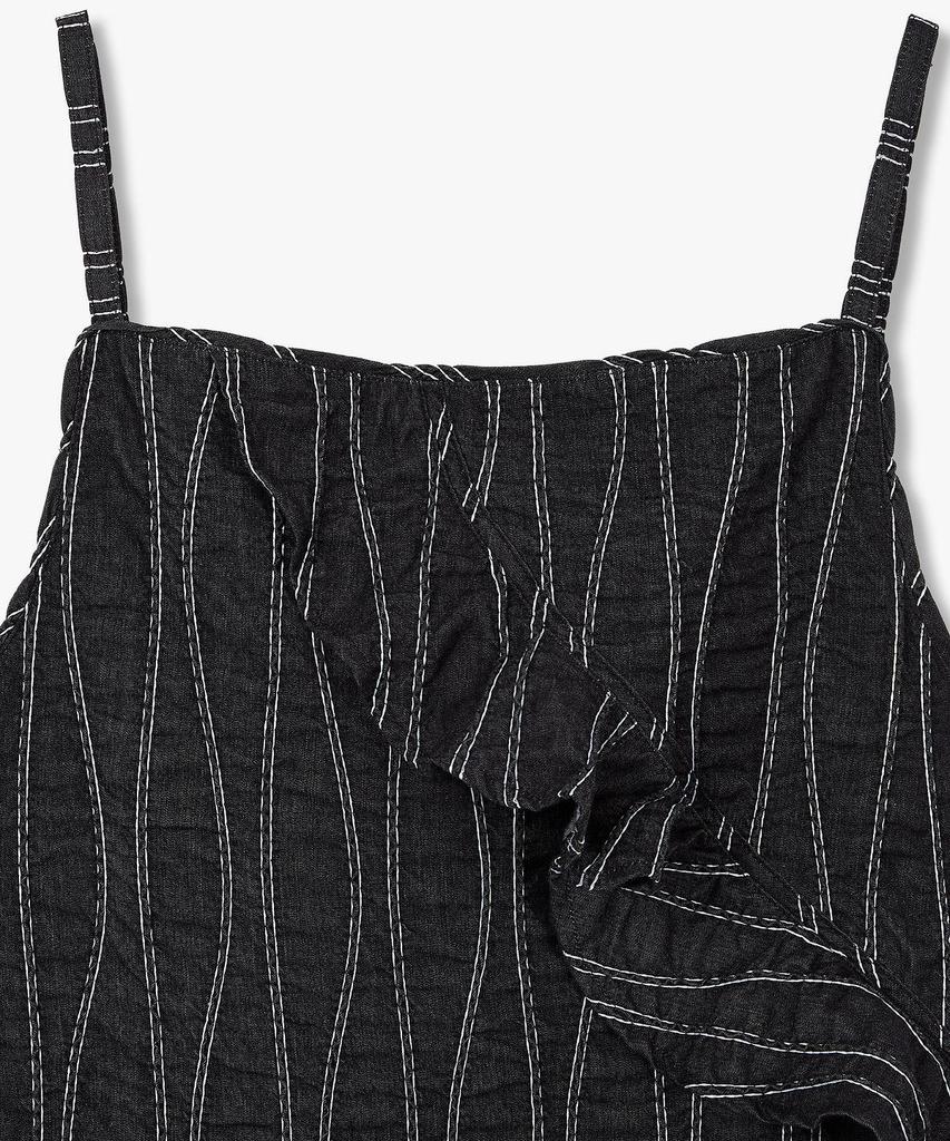 STUDIO TOMBOY Wave Stitch Sleeveless Dress_Black 9106241227