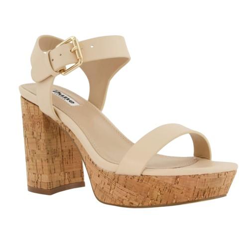 Женские босоножки на платформе с блочным каблуком Jarell из кожи Dune London