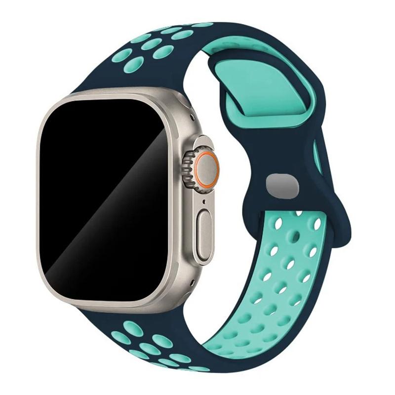 Спортивный ремешок с цветными частицами, резиновый ремешок для Apple Watch 49 мм 46 мм 45 мм 44 мм 42 мм 41 мм 40 мм для IWatch 11 10 9 8 7 6 5 4 3 SE