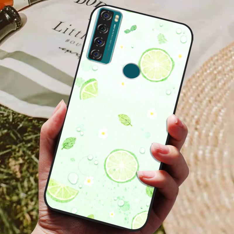 For TCL 20 SE Case Soft Silicone Phone Back Cover For TCL 20 SE TCL20SE TCL20 20SE Cases Coque for TCL 20SE Fundas bumper Shell