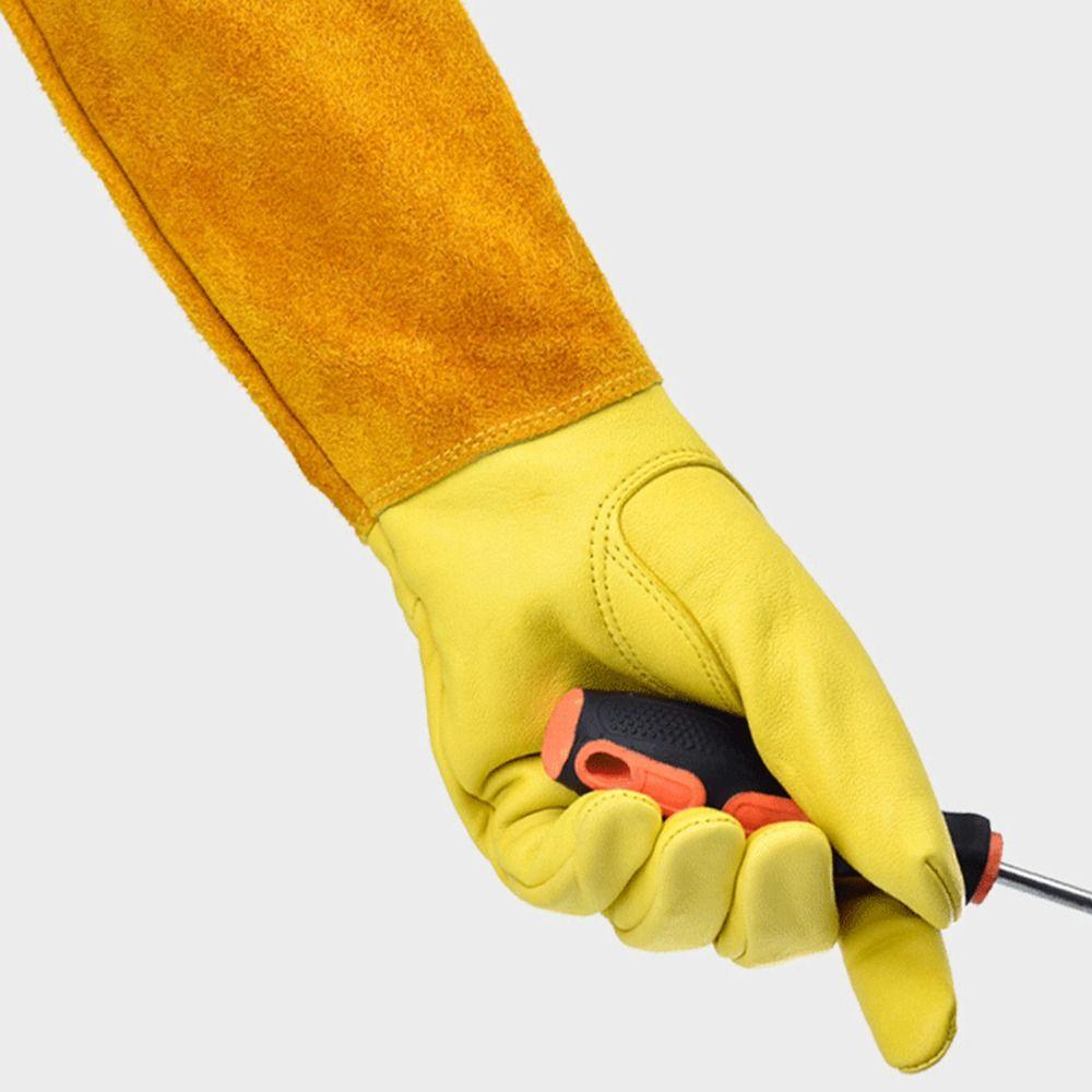 Long Sleeve Gardening Gloves Thorn Proof Rose Pruning Gloves Practical Garden Gloves