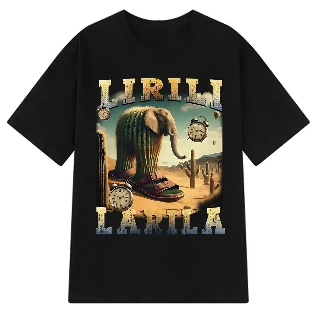 Bombardiro Crocodilo Italian Brainrot Meme T-Shirt Men's Women's Short Sleeve Cotton Tees Funny Graphic Y2k T-shirt Summer Tops