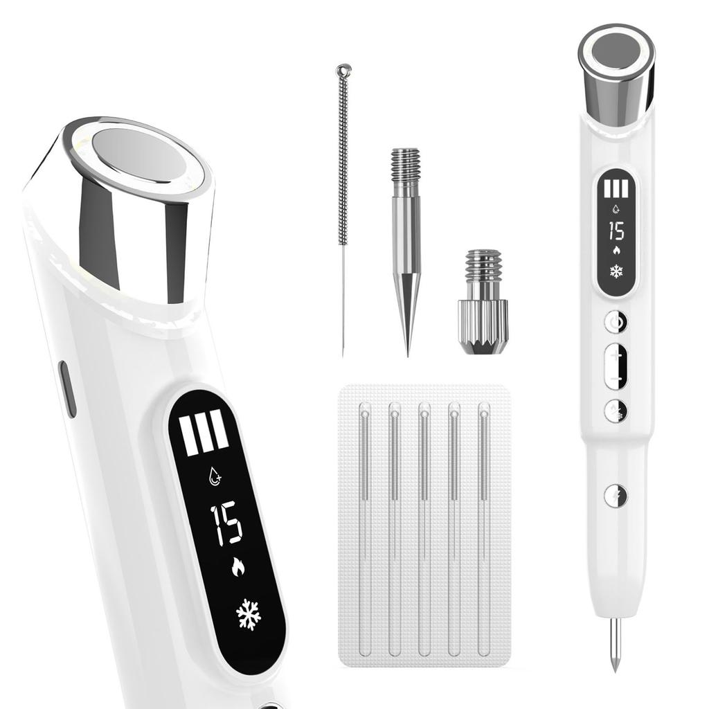 Home Import Instrument Red and Blue Light Beauty Pen Convenient Skin Beauty Device Hot and Cold Sweep Spot Mole Beauty Device