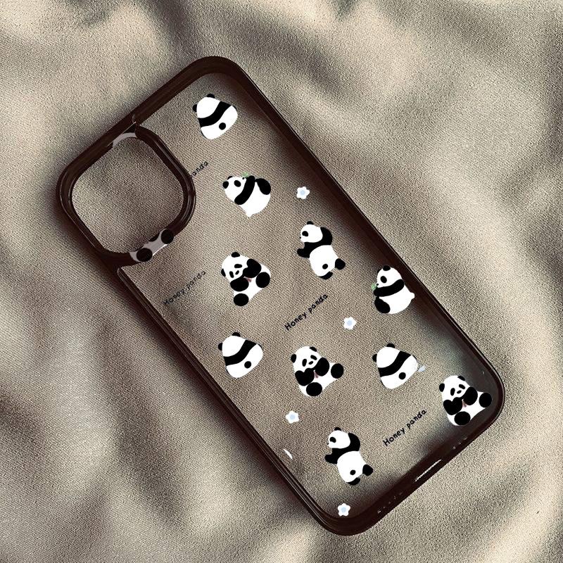 Trendy Playful Panda & Bamboos Phone Cases,For iPhone 11 12 13 14 15 16 17 Pro Max Pro Plus, Lightweight Soft Protective Cover