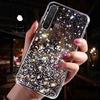 Transparent Girls Star Glitter Case For Samsung iPhone Huawei Honor Xiaomi Poco Redmi OPPO VIVO