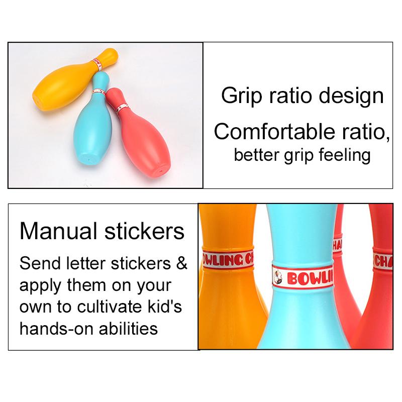 Bowling Set Holiday Party Gatherings Casual Games Ball and Pins Bowling Plastic Funny Bowling Set Family Leisure Game TMZ