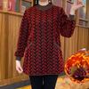 Women's Autumn Winter Loose Plaid Long Sleeve Sweater Warm Sweater Sweatshirt