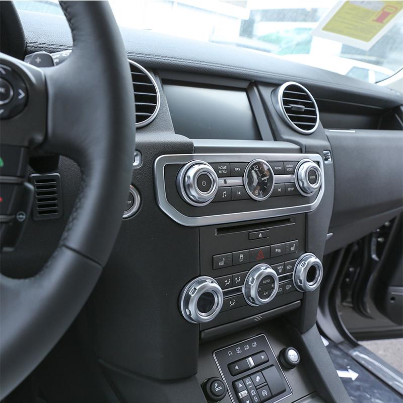 For Land Rover Discovery 4 LR4 Range Rover Sport Freelander 2 Car Center Air Conditioning Volume Knob Cover Auto Accessory