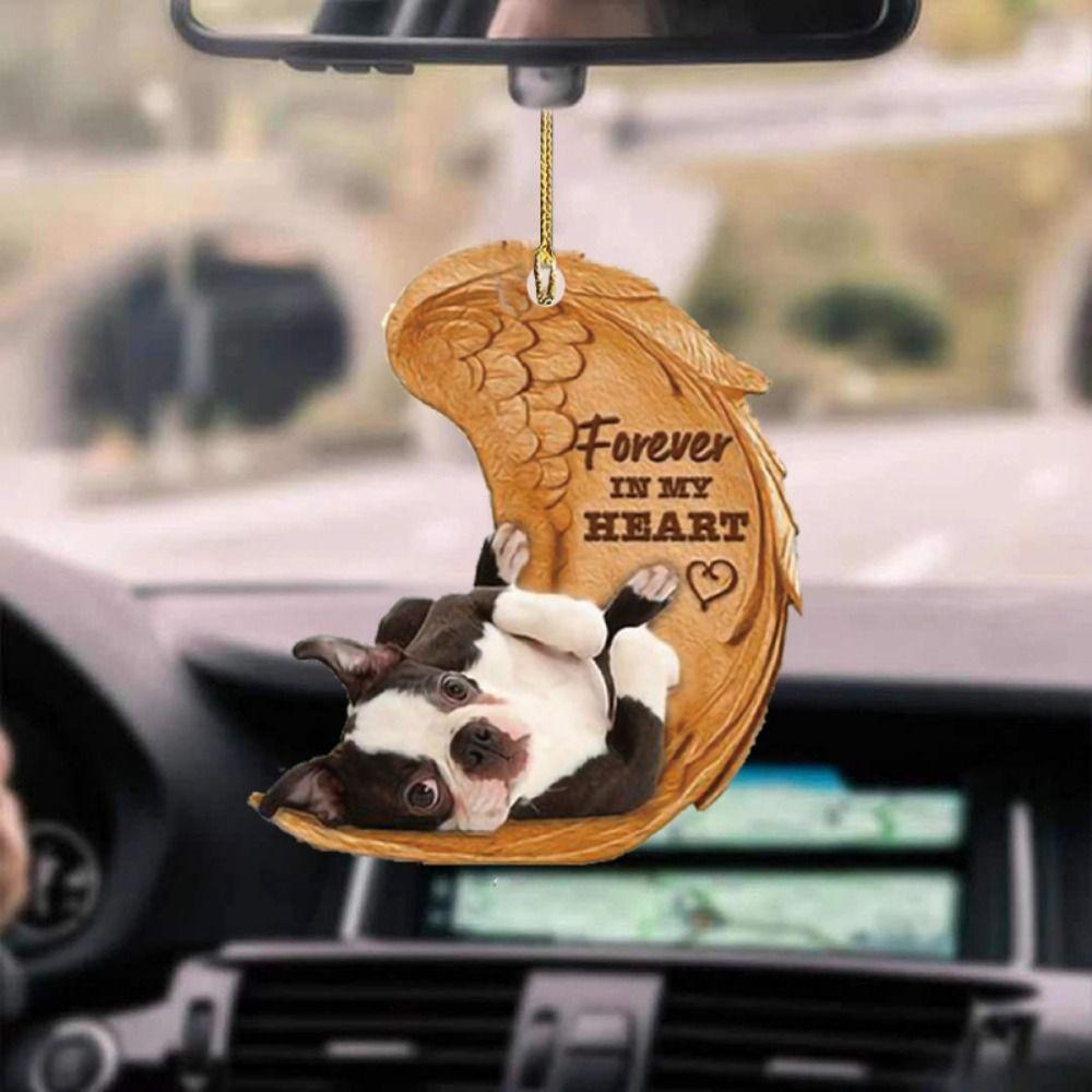 Подвесные украшения для собак 2D Подвеска для собак в машину Брелки для собак Брелок для собак в машину