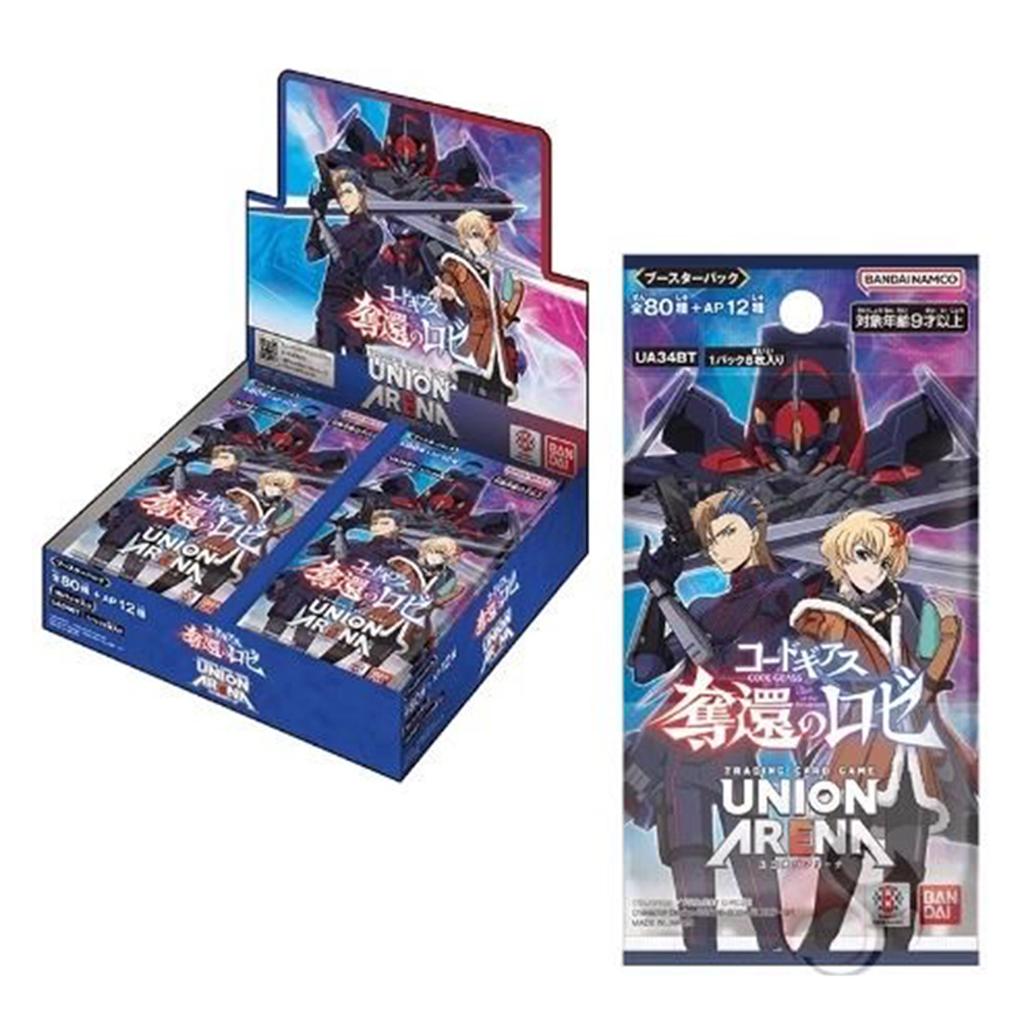 UNION ARENA Series Booster Pack Japanese Version Collectible Card Whole Box Packaging Bleach Idolmaster Surprise Gift Toy