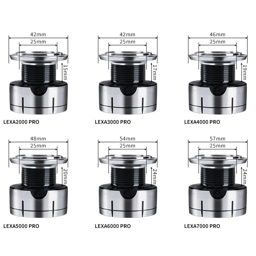 Безынерционная катушка для морской и пресноводной рыбалки, для дальнего заброса, усилие на фрикционе 15 кг, алюминиевая шпуля с глубокой канавкой, размеры 2000-7000 (размер 7000)