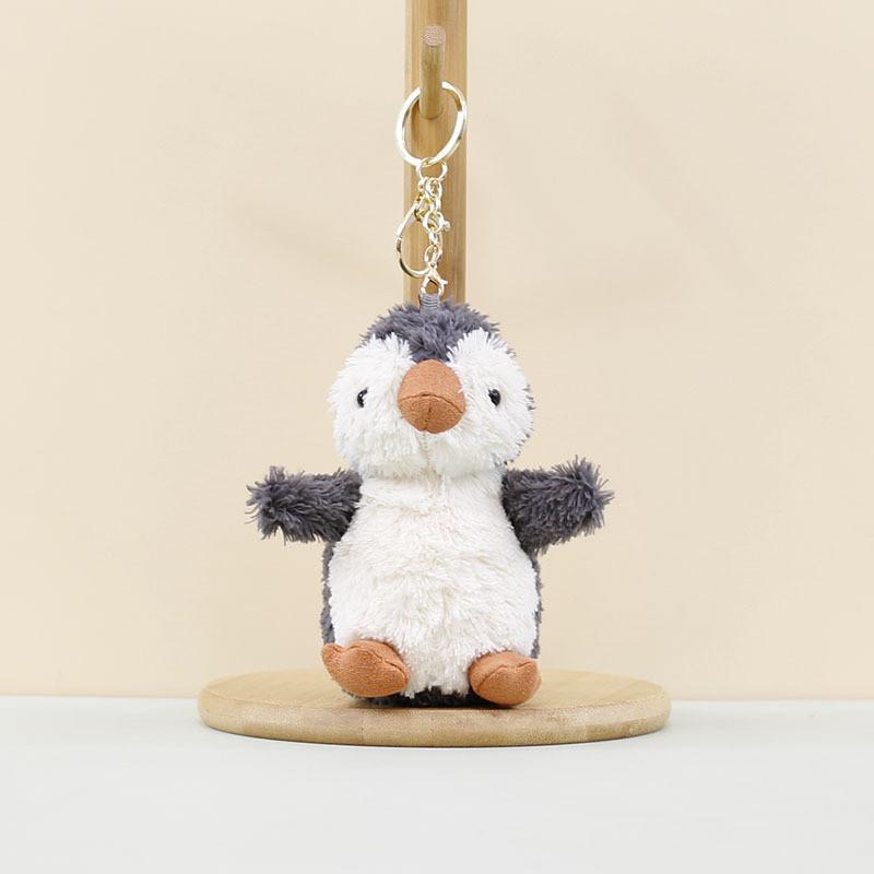Adorable Plush Penguin Keychain Cute Stuffed Animal Toy For Bags And Keys 13cm