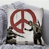 Наволочка с граффити Бэнкси Квадратная подушка Спальня Диван Подушка для отдыха и комфорта Автомобиль Гостиная Домашний декор
