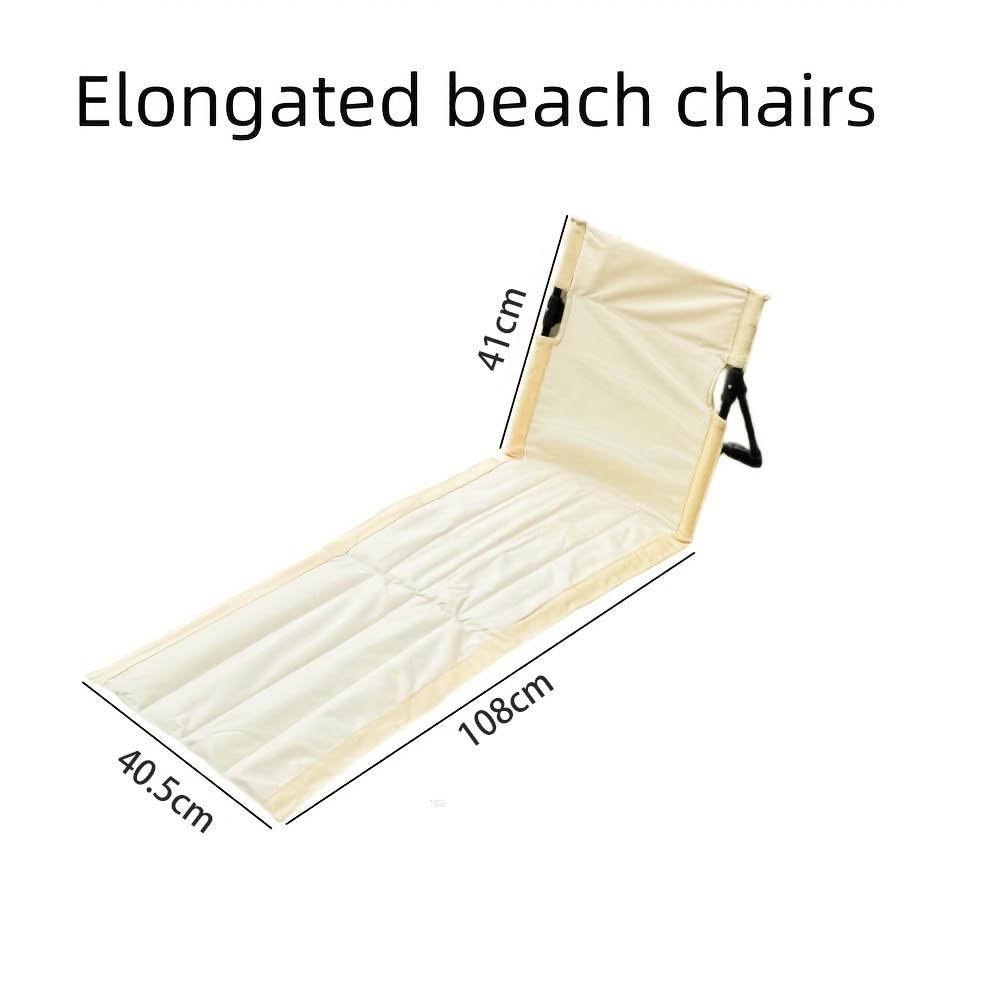 New Extended Picnic Folding Back Chair Foldable Park Picnic Travel Chair Indoor Outdoor Portable Camping Fishing Back Chair