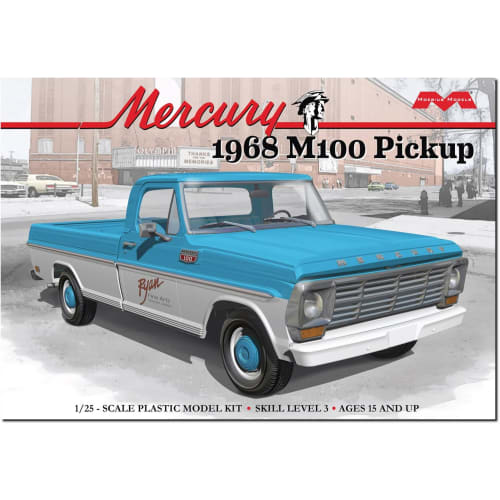 Moebius Model 1/25 Scale 1968 Mercury M100 Pickup Truck Plastic Model Kit MOE2740 (Car)