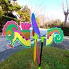 Colorful Cartoon Windmill Plastic Cartoon Children Toys  Garden Yard Decor