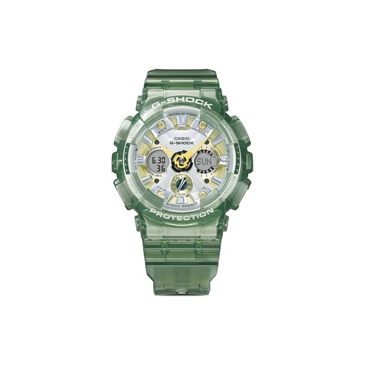 Casio G-Shock Единорог Светящиеся Водонепроницаемые Спортивные Кварцевые Часы Женские Часы Зеленые GMA-S120GS-3A
