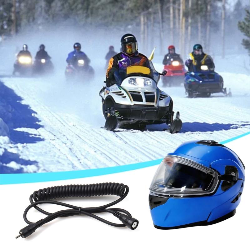 Snowmobile Helmet Heated Shield Wire Cable Line Harness 08-977 47-975 59-975C 0133-0098 For Extreme Cold Conditions