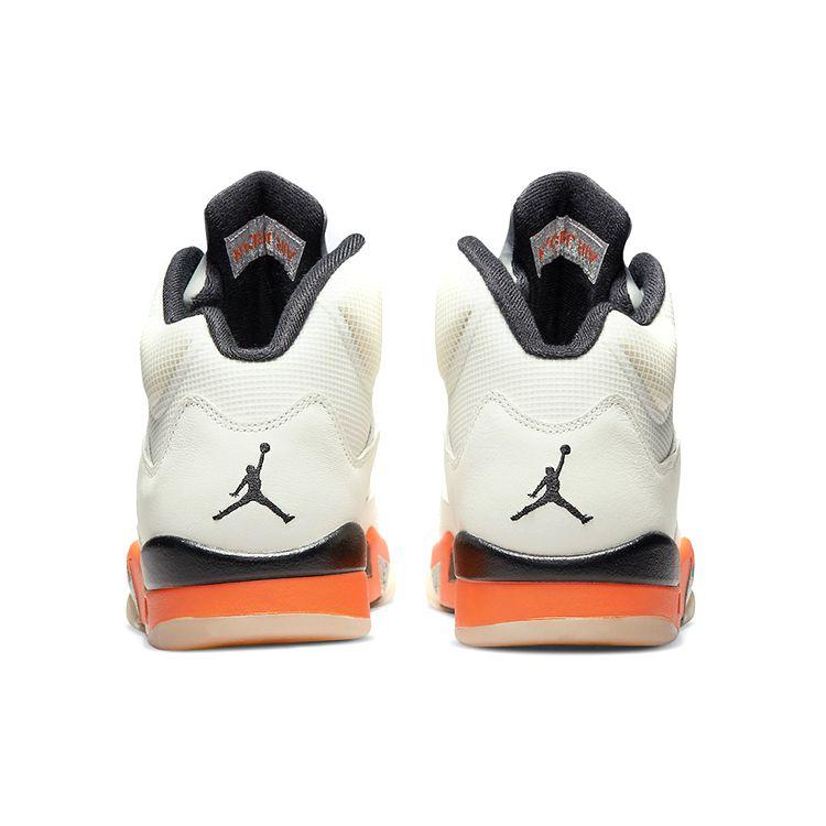 Мужские кроссовки Air Jordan 5 Retro Shattered Backboard White Sail Orange-Blaze DC1060-100