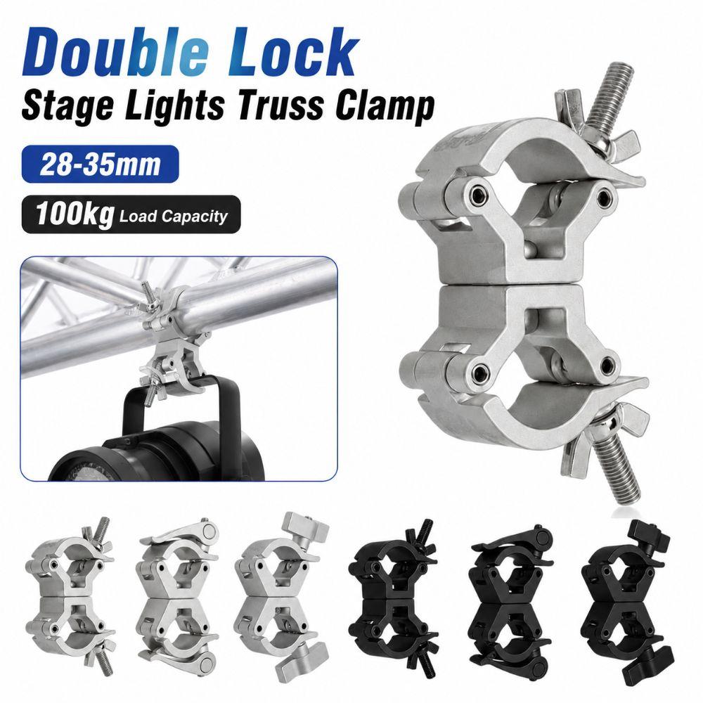 Quick Release DJ Light Clamps Lamp Hanger Hooks For LED PAR Moving Head Beam Spot Clamps