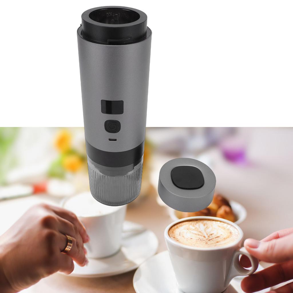 Portable Coffee Maker 3 in 1 Design Fast Heating Digital Display Compact Coffee Maker for Travel Camping