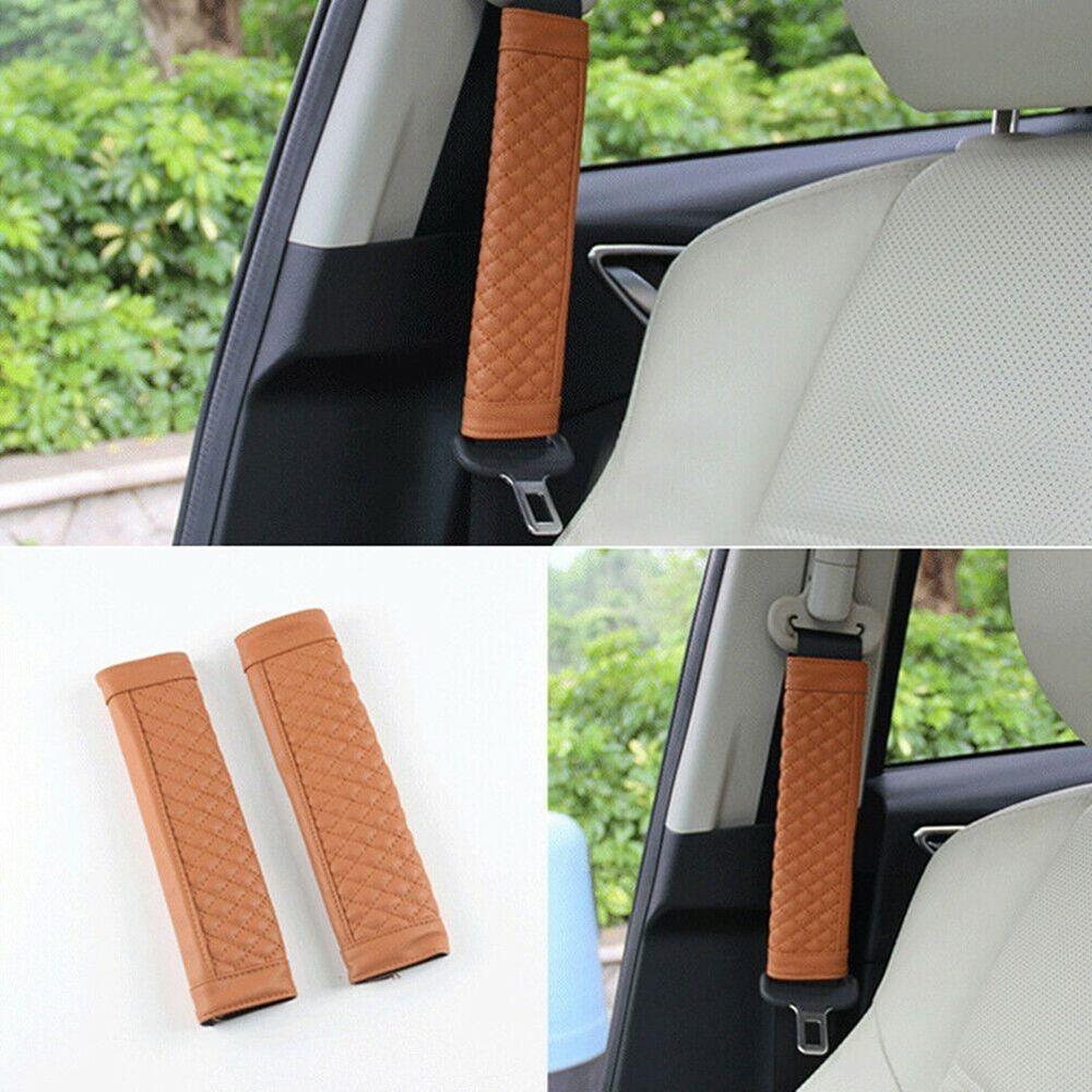 2 pcs Harness Safe Padding Soft Safety Seat Belt Cover Protection Cover Cushion Car Shoulder Sheath