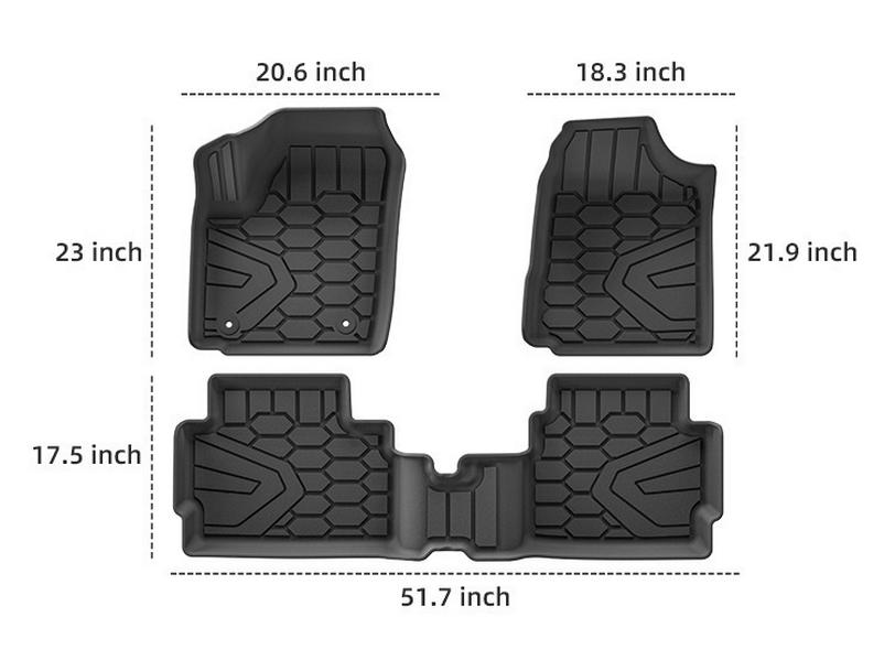 Eco-Friendly TPE Floor and Trunk Mats for LADA NIVA LEGEND