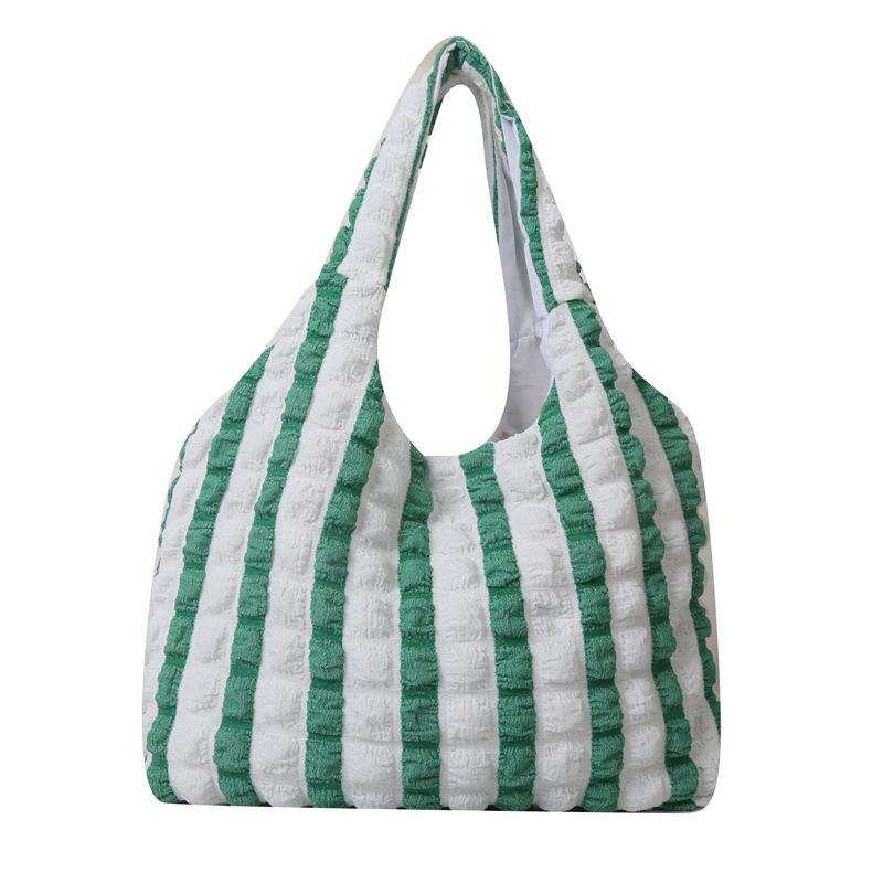 Летняя плиссированная сумка-облако женская конфетного цвета большая вместительная сумка через плечо сумки для покупок для девочек сумка-тоут Bolsas