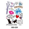 Customize Temporary Tattoos Body Art Flower Dream Catcher Tattoo