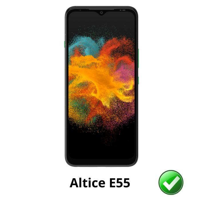 Protection écran pour Altice E55 [Pack 2] Film Plastique Protecteur Résistant Ultra Mince Phonillico