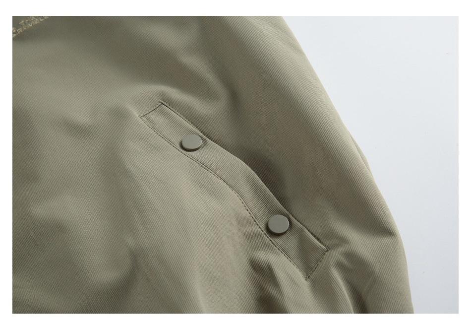 UNDOMAZE Men's Retro Harrington Stand Collar Workwear Jacket