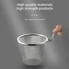 Stainless Steel Mesh Net Strainer Basket Colander Pot Boil Food Colander Strain Rinse Fry Steam Cook Vegetables Colander