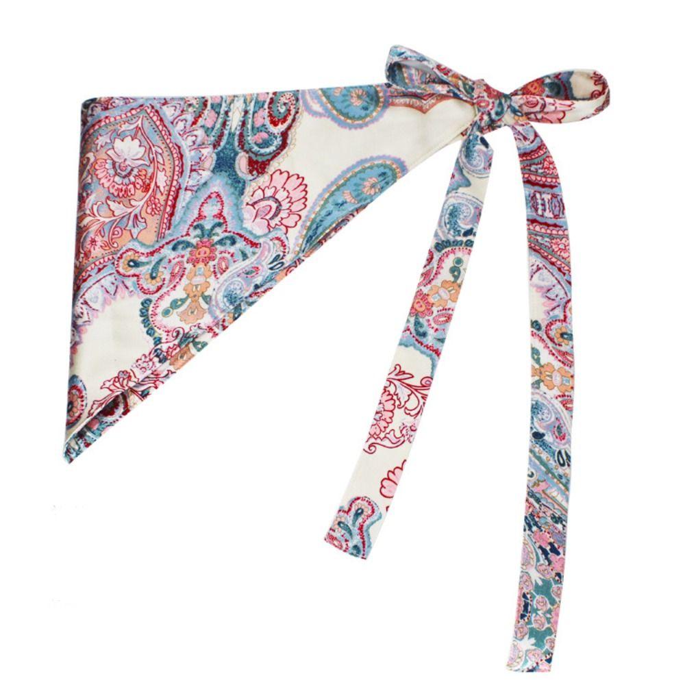 Chinese Style Ethnic Triangular Waistband Bohemia Wide Waistband Waist Accessories