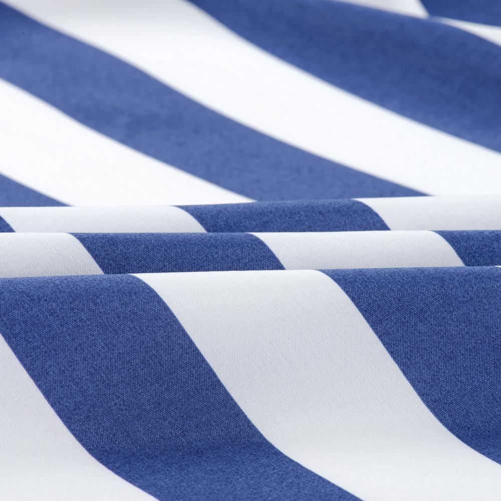 Стильная мужская рубашка в полоску с эластичным воротником на пуговицах - Удобный топ с длинным рукавом в деловом и повседневном стиле - Дизайн с цветовыми блоками, весна-лето