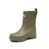 Fashion Fashionable Rain Boots for Women Thick Soles Versatile Korean Version Non-slip Wear-resistant, Casual Adult Outdoor Rubber Shoes