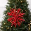 3D-снежинка, подвесное украшение для рождественских елок и декора вечеринок