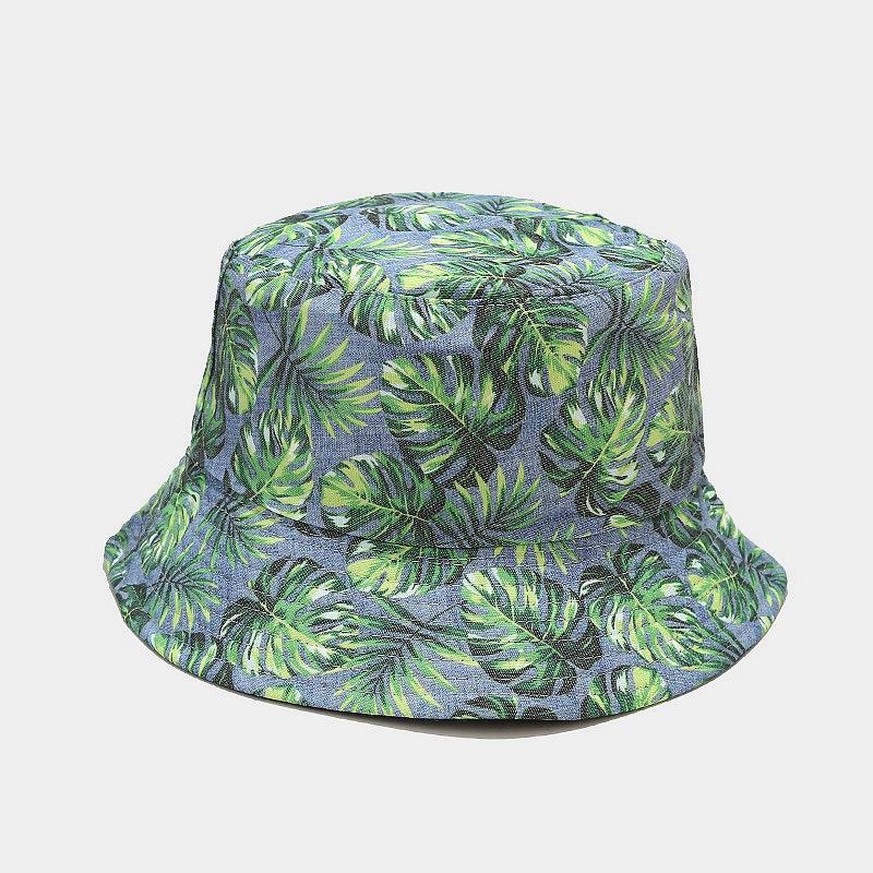 Fisherman's Hat Women's Printed Double-sided Sun Hat Summer Outdoor Travel Foldable Basin Hat