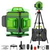 LFINE 4D 16 Lines Professional Laser Level 360°Self-leveling Laser Levels withTripod and Suitcase Professional Nivel Laser