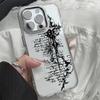 Чехол для телефона «Темная Руна» для iPhone 15 Pro Max 14 Plus 17 16 13 12 11 17Air 17E 16E Coque Funda Чехол для телефона Современная металлическая фоторамка
