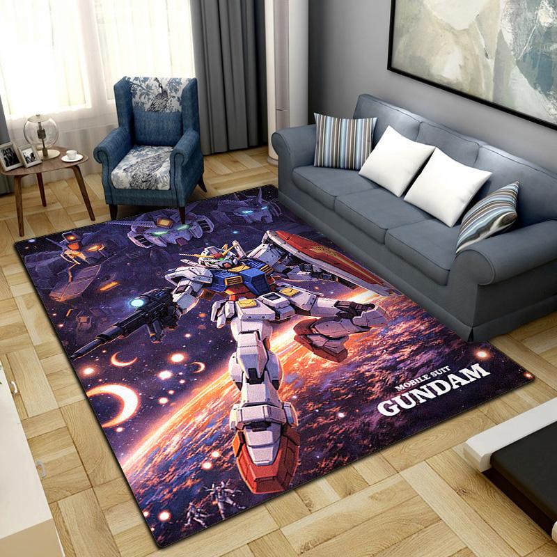 Коврик с принтом Mobile Suit Gundam, противоскользящий, модный, декоративный, для спальни, гостиной LXR107