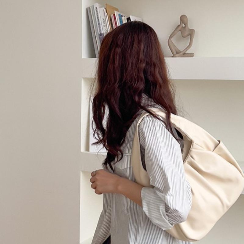 Сумка в форме рога, Сумка-облако, Плиссированная сумка из мягкой кожи, Сумка-тоут, Сумка под мышкой, Модная женская сумка на одно плечо