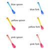 Feeding Tools Feeding Infant Soft Temperature Sensing Spoon Fork Toddler Flatware Silicone Spoon