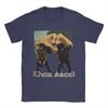 Khan Asadi vintage Unisexs T Shirts  Vintage Tee Shirt Short Sleeve O Neck TShirts 100 Cotton Plus Size Clothing