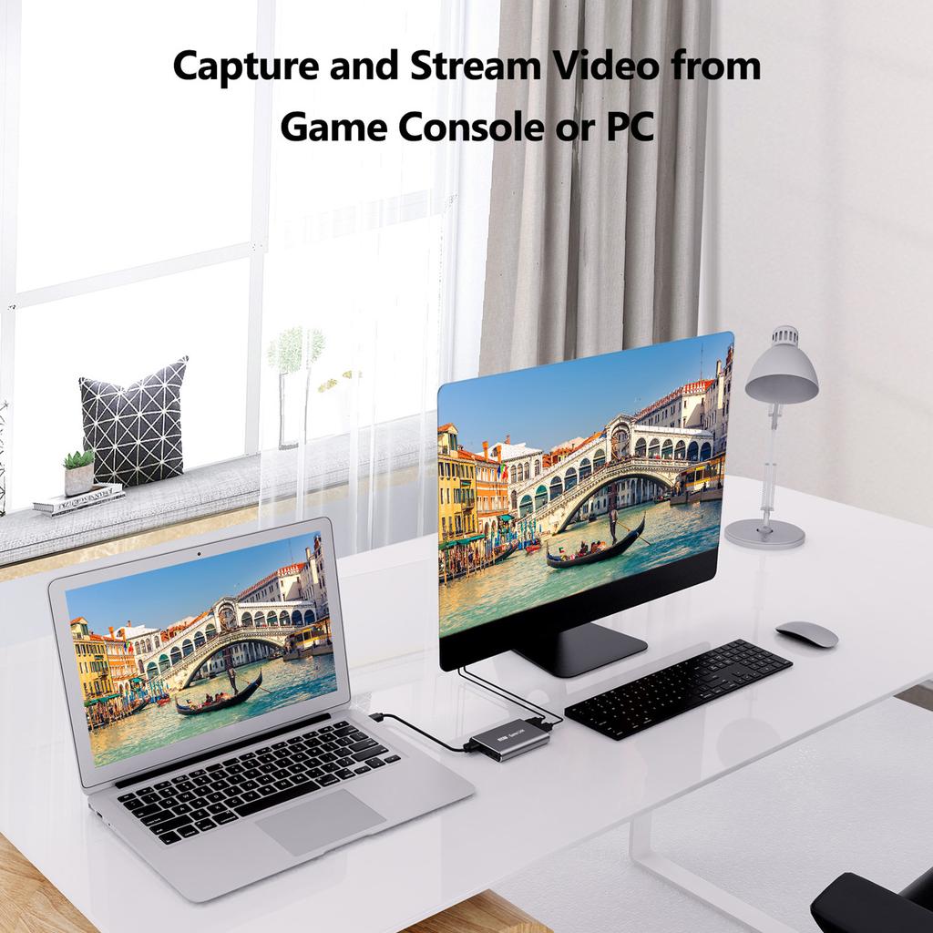Ezcap371 Game Link U3 Video Capture Box 4K Loop Out 1080P HD Recording Box USB3.2 Audio Video