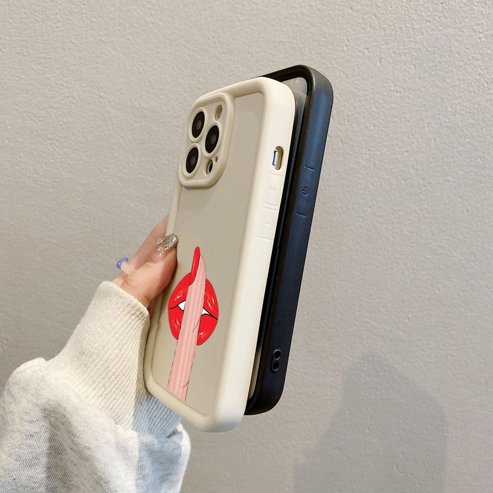 Ae87 Lips Kiss Digital Art Защитные чехлы для телефонов для iPhone 13 14 15 Pro Max XR infinix Hot 40i 30i Tecno Camon 30 20 Pro Angel Eyes Задняя крышка из ТПУ