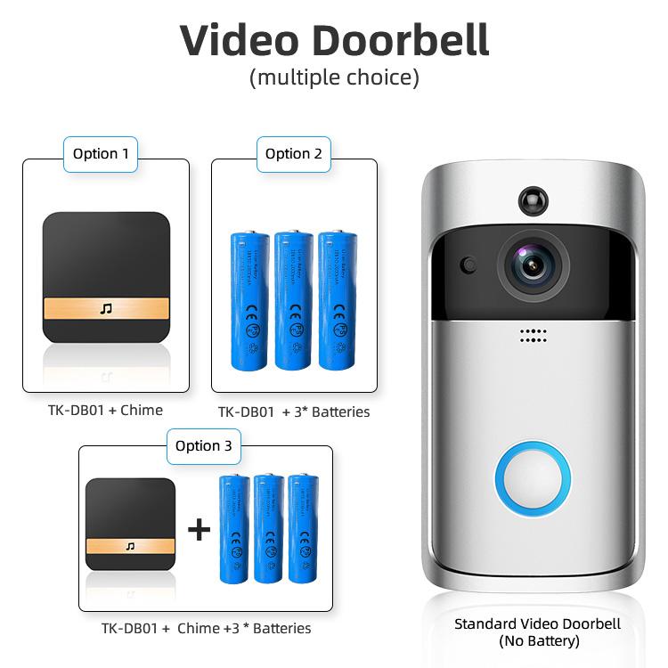 Home Smart Wireless Doorbell Camera Door Ring Wifi Video Doorbell