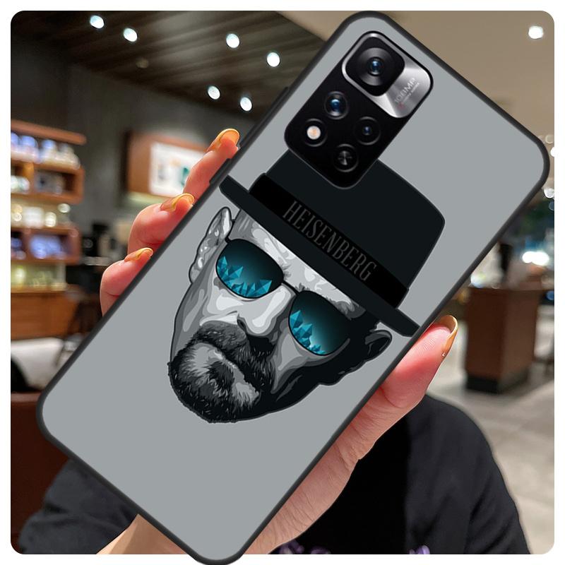 Heisenberg Breaking Bad Case For Redmi Note 12 Pro Cover For Redmi Note 10 8 9 11 Pro 8T 9S 10S 11S 12S 9C 10C 12C